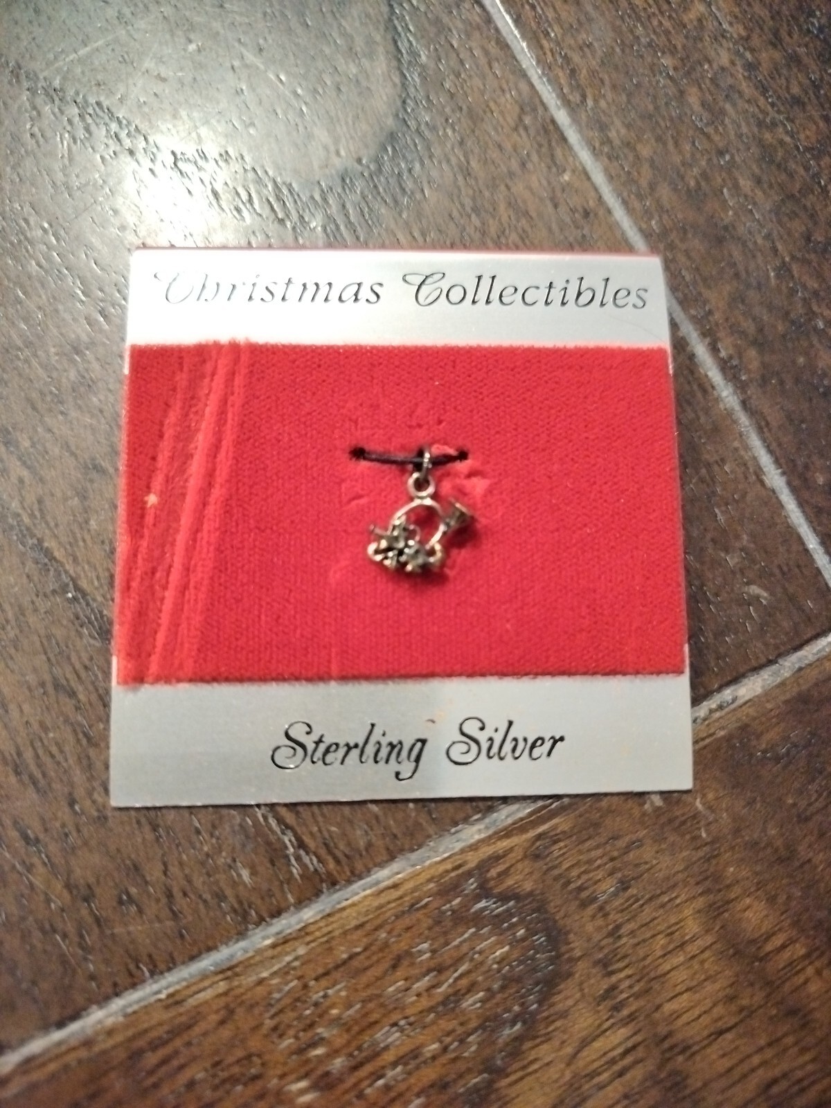 CHRISTMAS COLLECTIBLES STERLING SILVER CHARM CHRISTMAS HORN CHARM F4