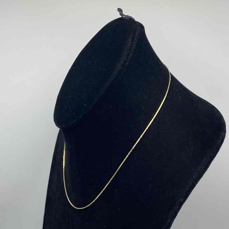 Hazel 14K Yellow Gold S-Link Chain Necklace 16.5″ Stamped 14K Tests 13K 1.8g