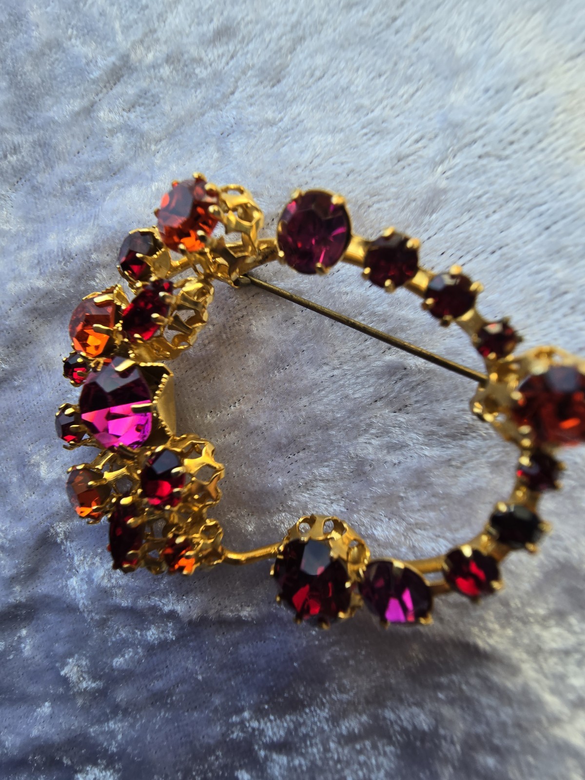 Vintage Austrian Rhinestone Brooch