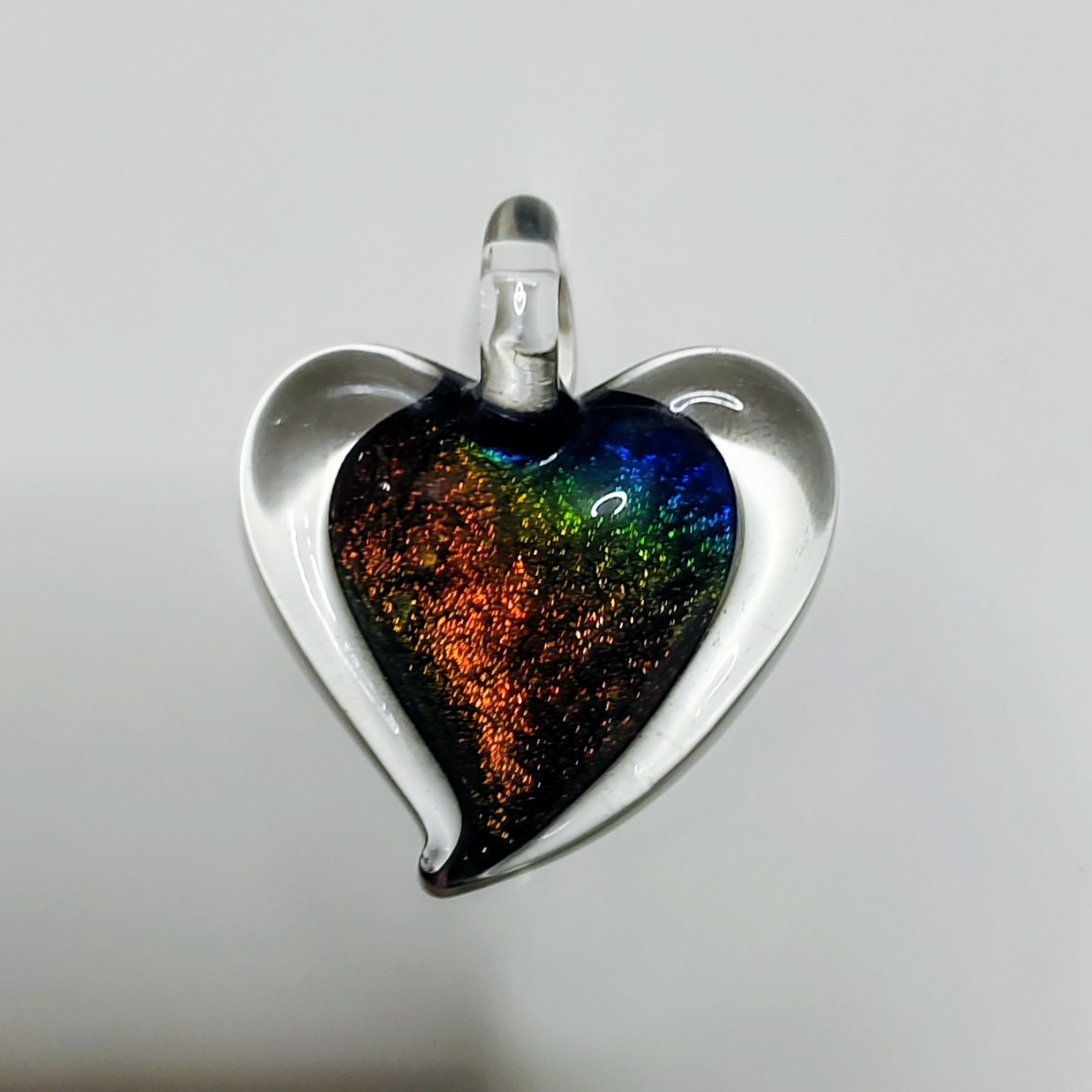 Vintage Glass Pendant by Millefiori Murano