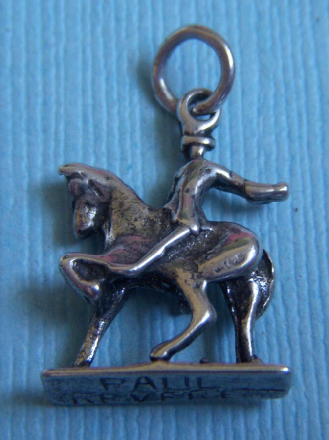 Vintage Paul Revere sterling charm