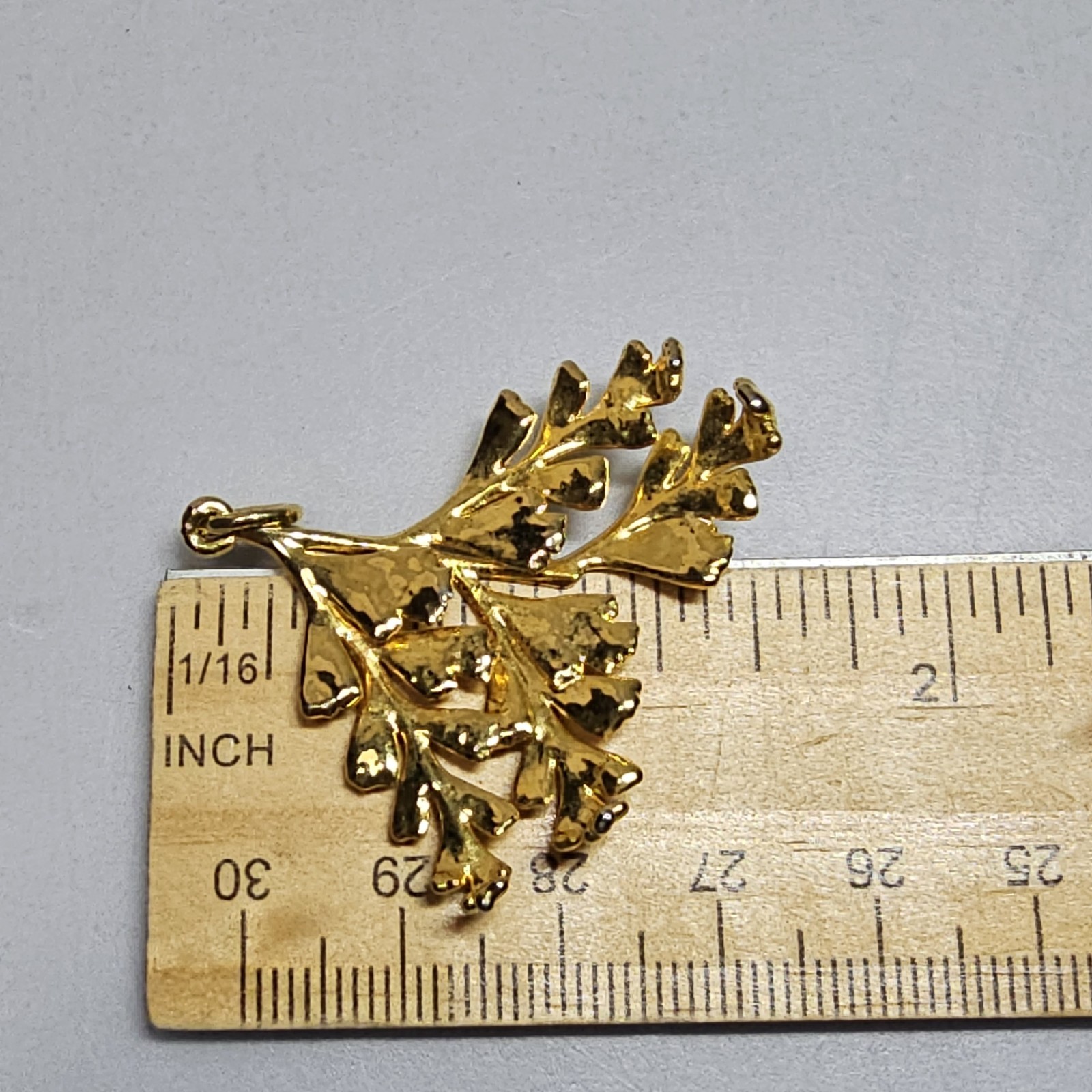 Vintage Gold Dipped Leaf Pendants Set Nature Lover Gift Botanical Flora