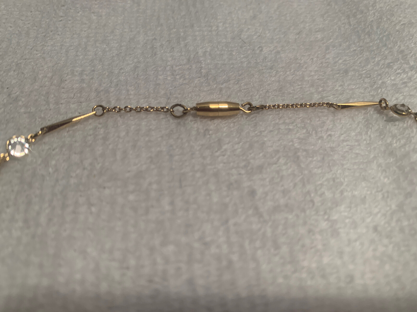 Lovely Avon Simulated Diamond Accent Necklace
