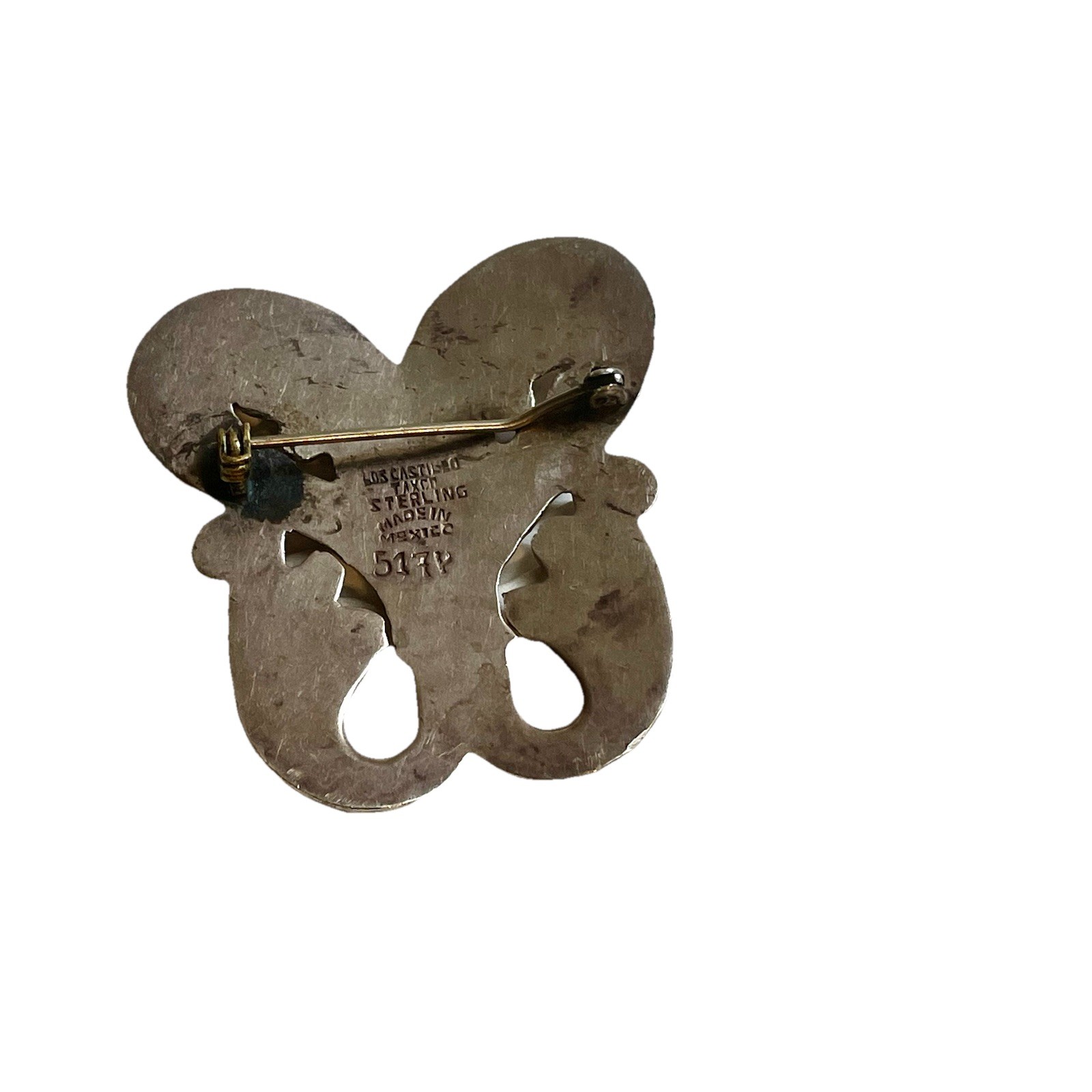Vintage 1940s Los Castillos Taxco Sterling Silver Pin/Brooch. #517p