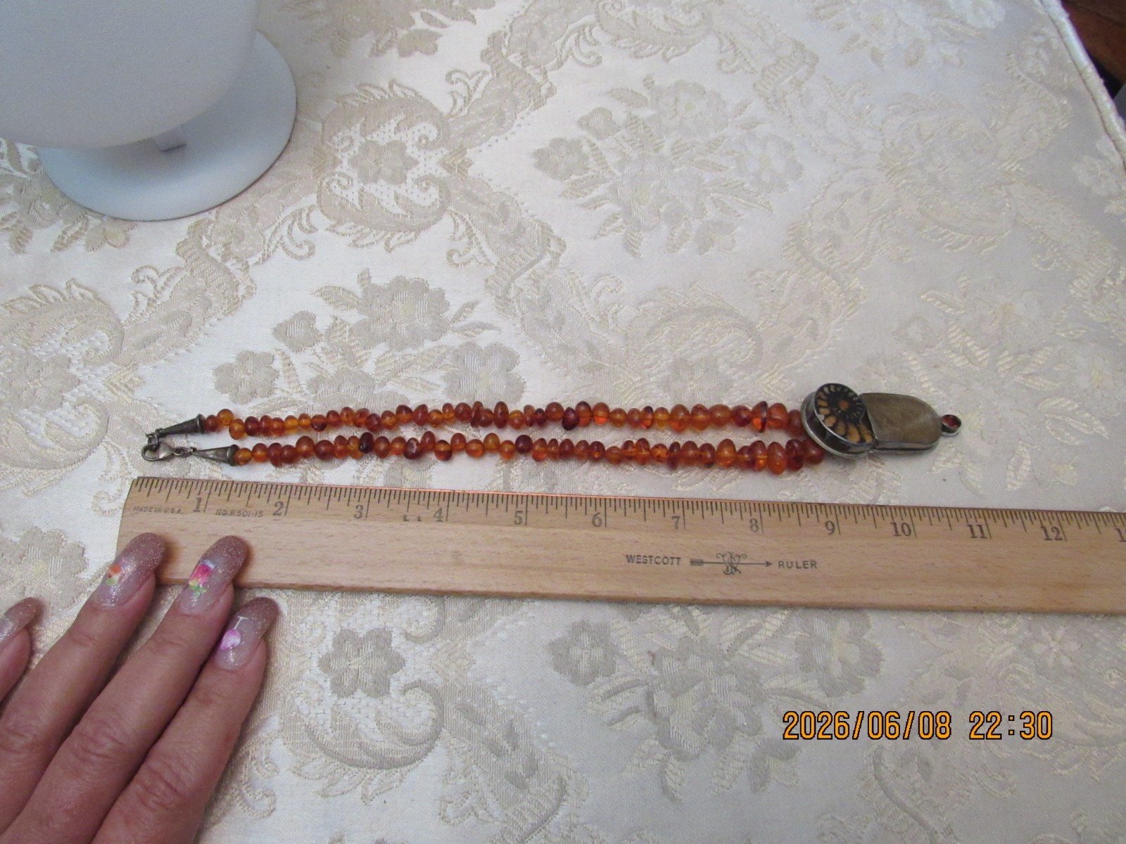VTG Amy Kahn Russel Stone Necklace