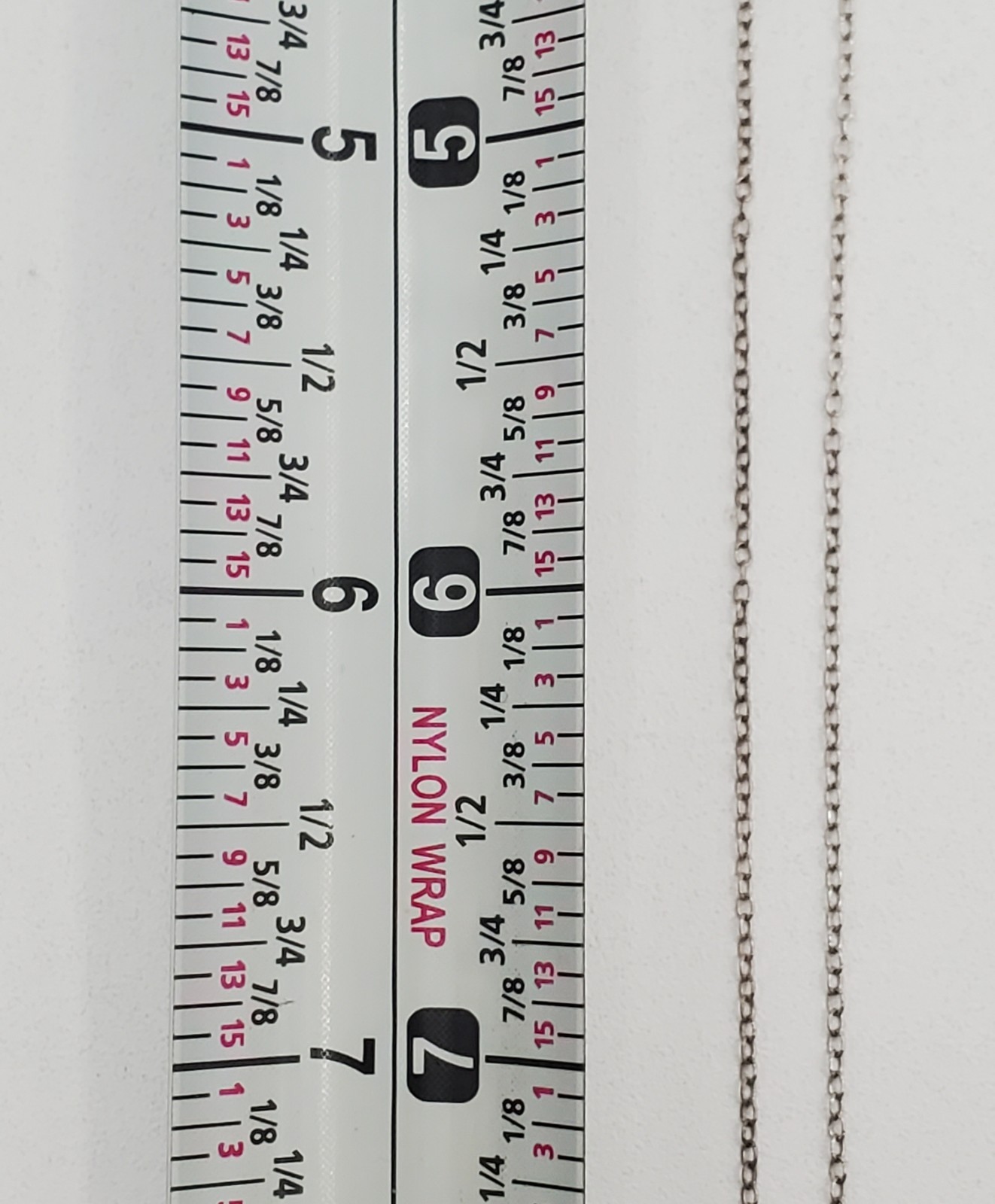 VTG 925 CZ Cross 16in Dainty Necklace 925 Sterling Silver 6.6gtw Tiny Signed JCM
