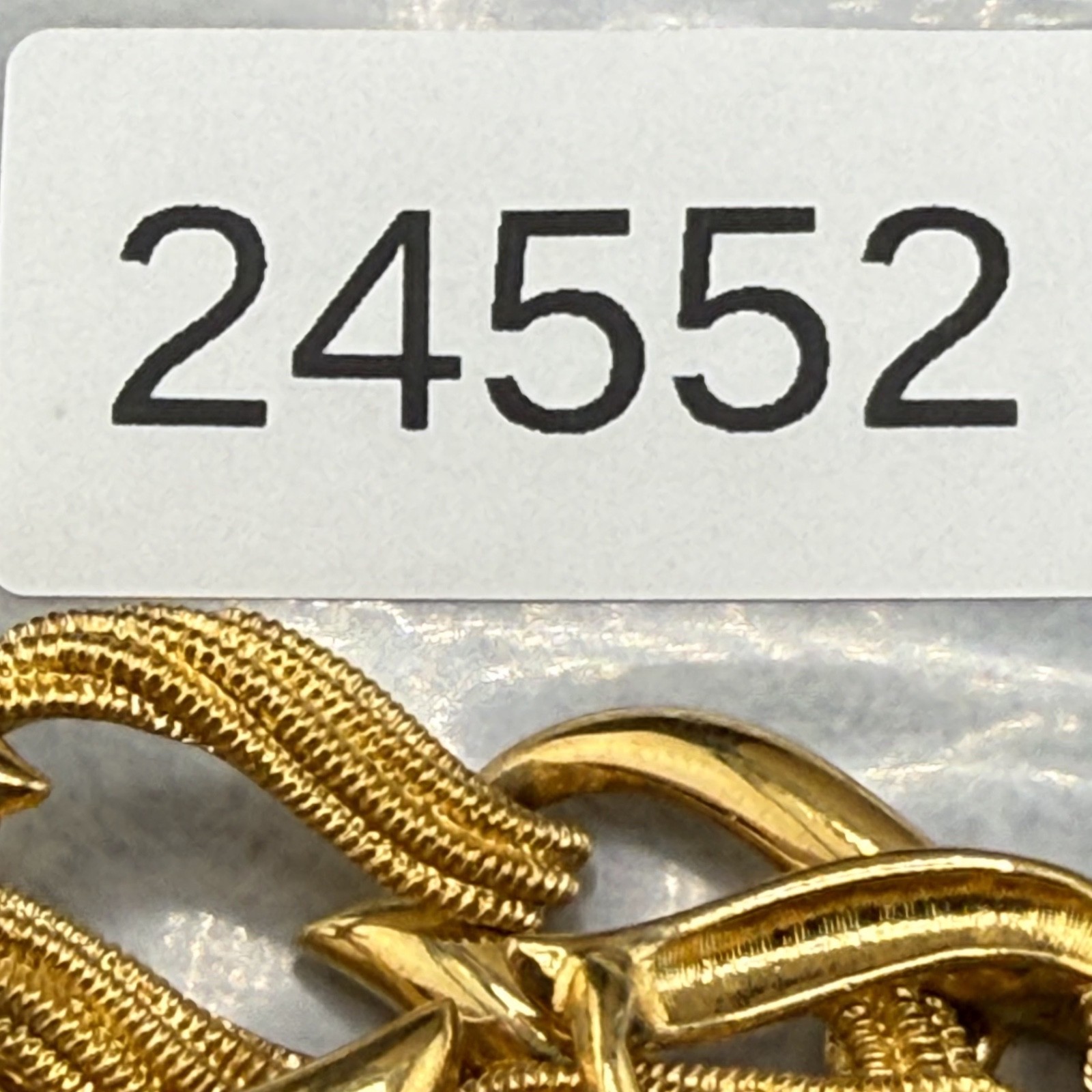 Vintage Napier Necklace Gold Tone Chunky Statement 18”