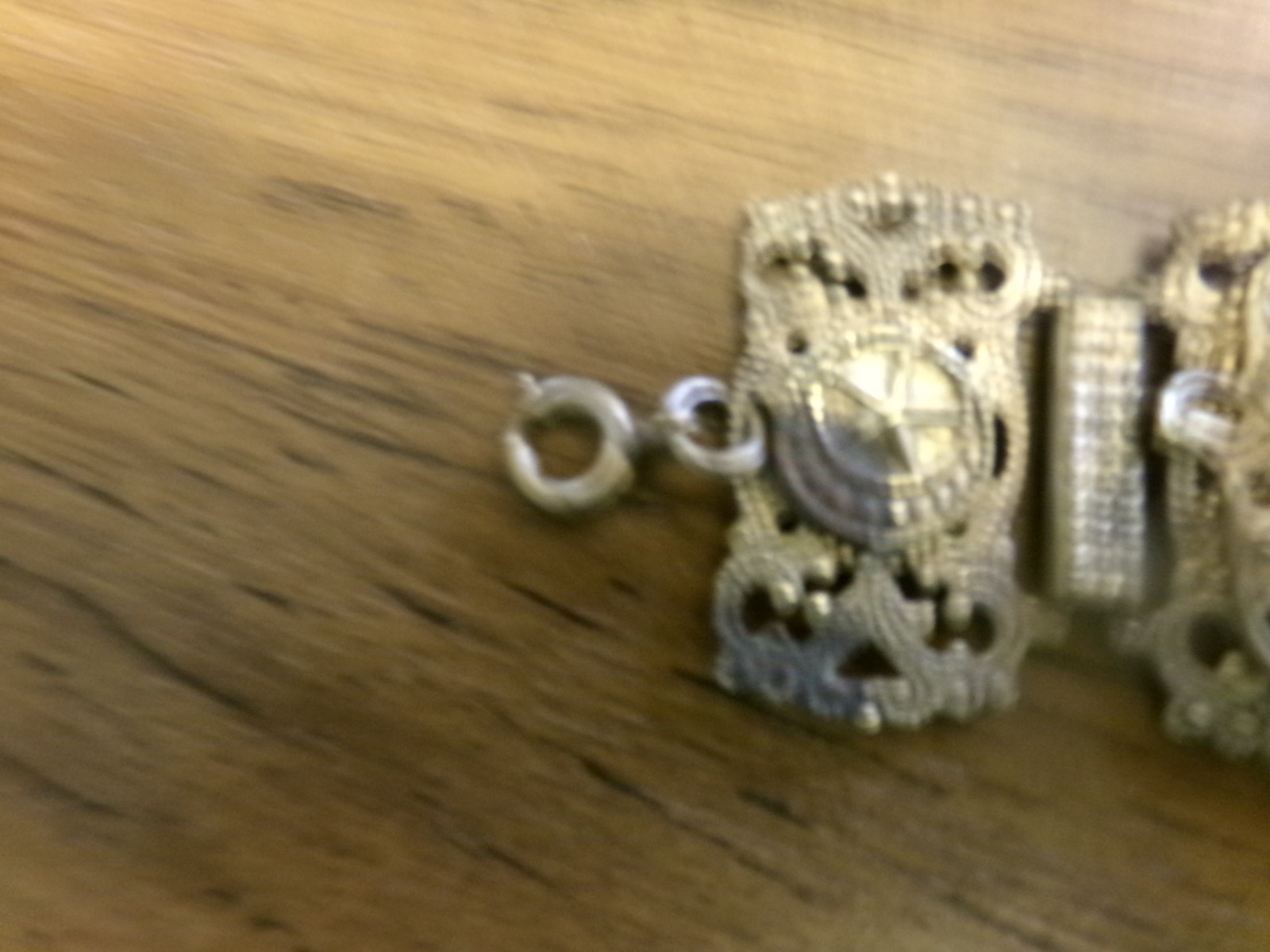 Vintage Women’s Souvenir Bracelet Morocco Hamsa Hand Elephant Link Bracelet