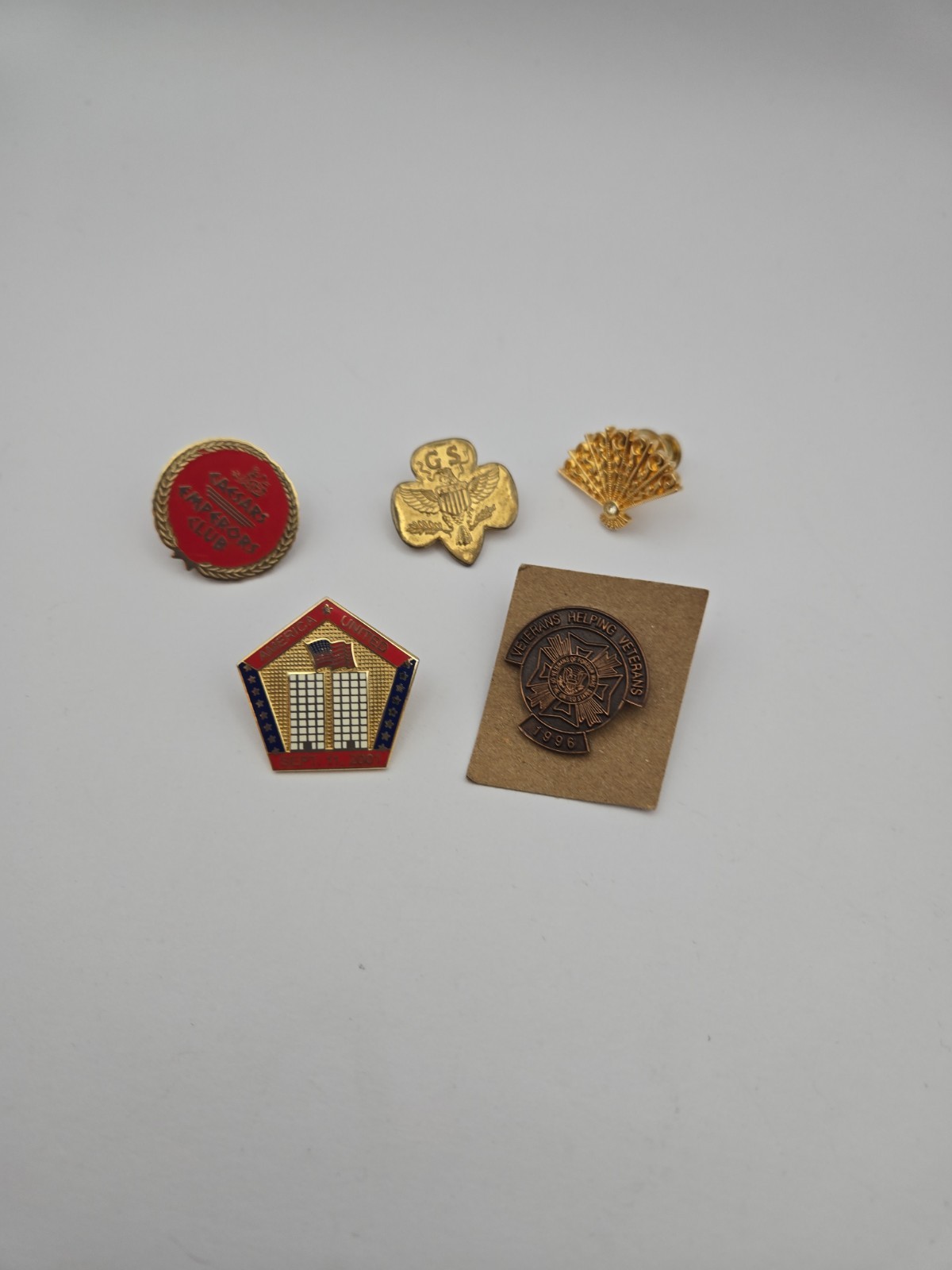 Vintage Men’s Pins Novelty Design 5 Pieces