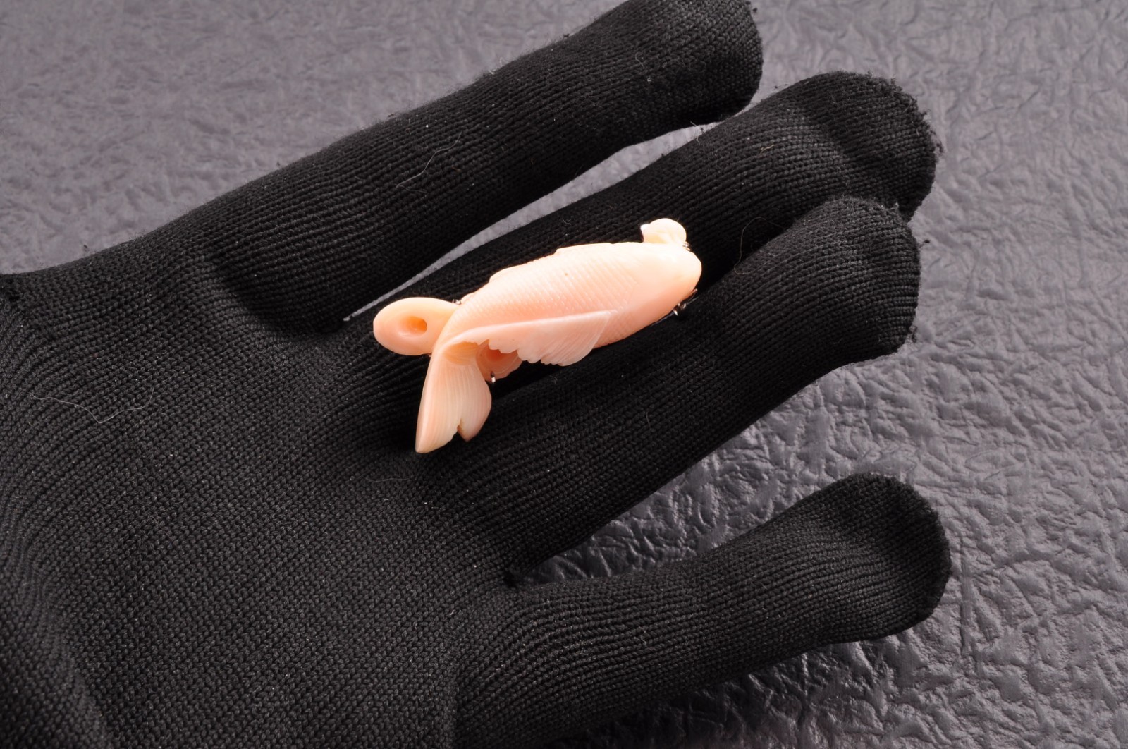 925 silver metal, Angel skin coral OBIDOME “Carp” Certificate, (total 51.0ct).