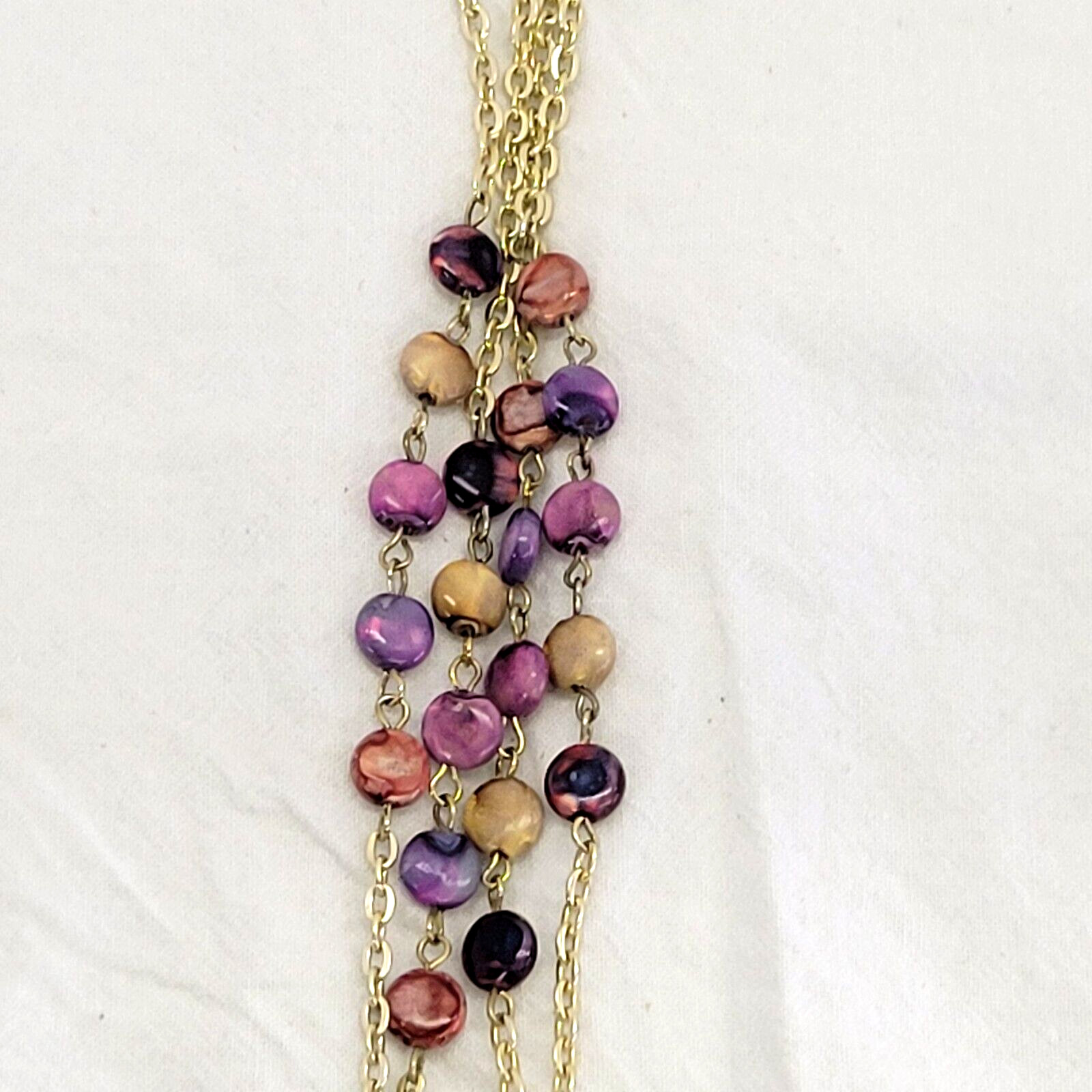 Vintage Bead Necklace – Women – 19″ – Multicolor