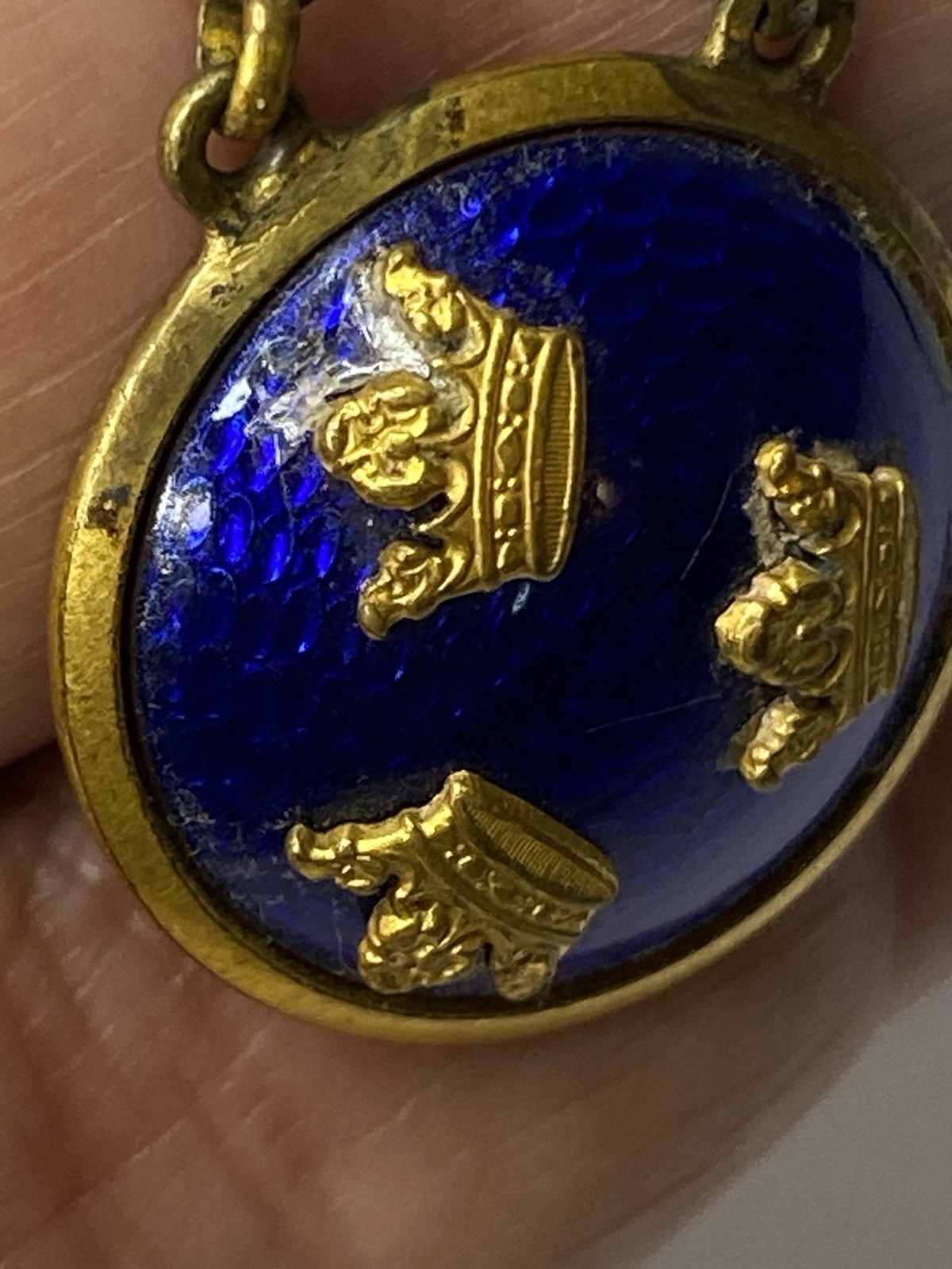 CC Sporrong & Co Stockholm Sweden Clip Pin Medal Vintage Crowns Rare