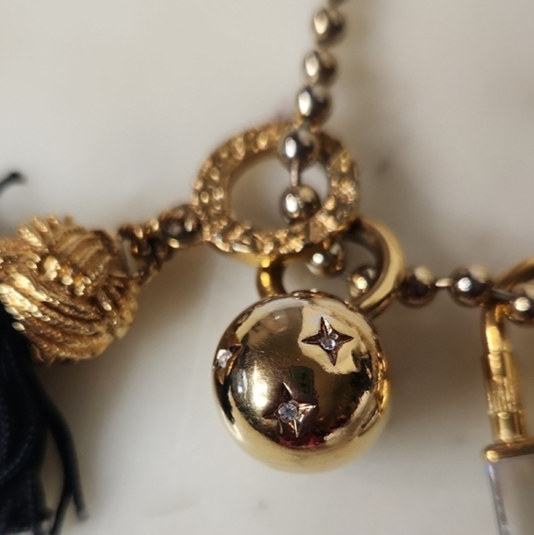 AGATHA PARIS Necklace 4 Charms | Swarovski Crystal Necklace
