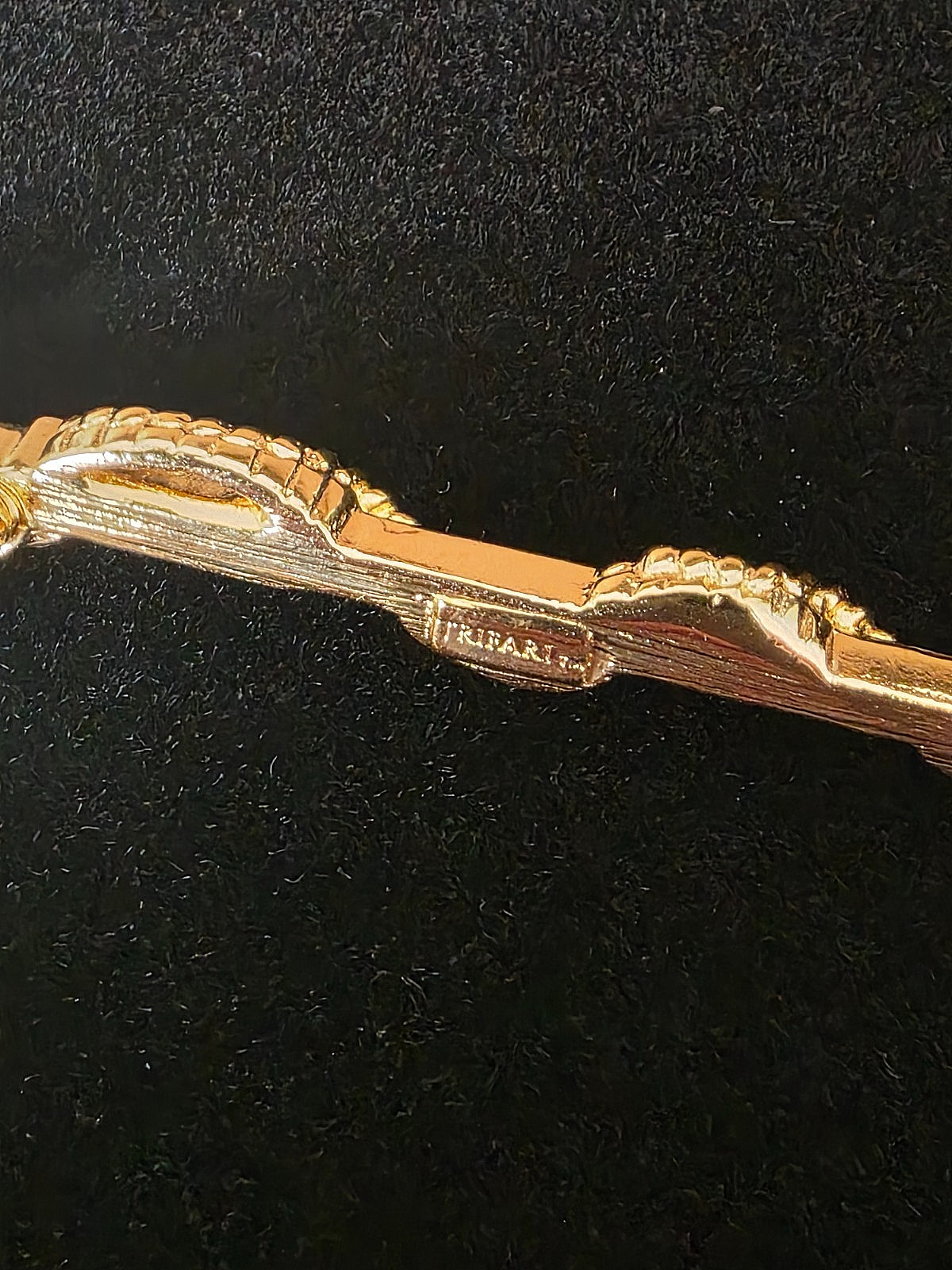 Trifari Fishing Pole Brooch • Enamel Fish Dangles • Nautical Vintage Pin