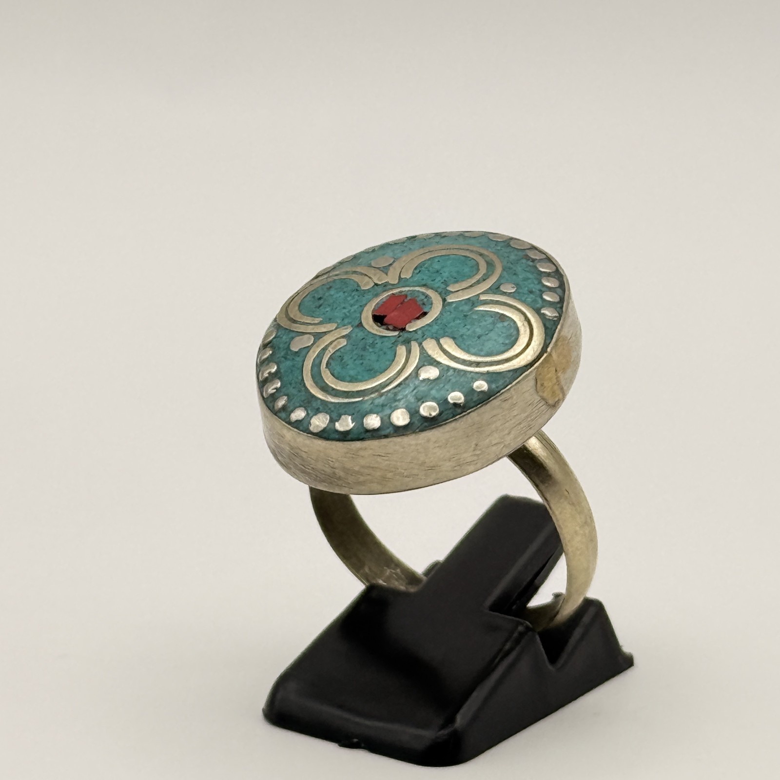 EXTREMELY RARE ANCIENT VICTORIAN RING MULTICOLOR STONE OLD ANTIQUE ARTIFACT