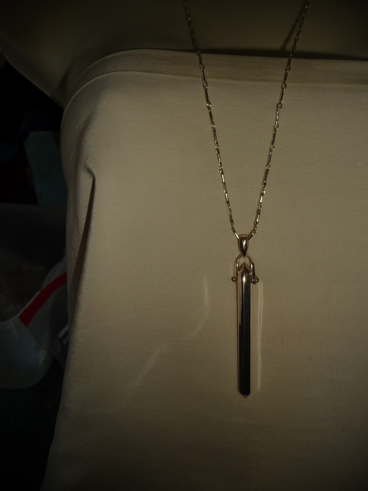 STELLA & DOT PENDANT 3” L SPARE W CHAIN NECKLACE #30/9