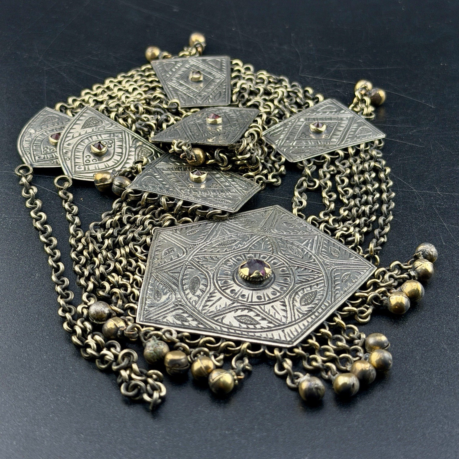 Vintage Beautifully Crafted Old Afghani Handmade Stunning Unique Necklace