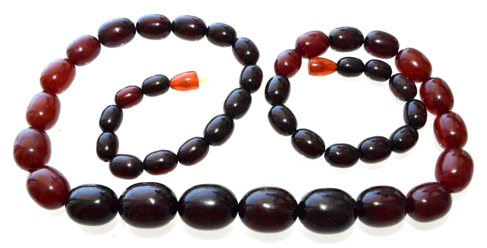 ✅80cm =102gr RUSSIAN SOVIET BALTIC AMBER BEAD NECKLACE 琥珀 BRACELET STONE PENDANT