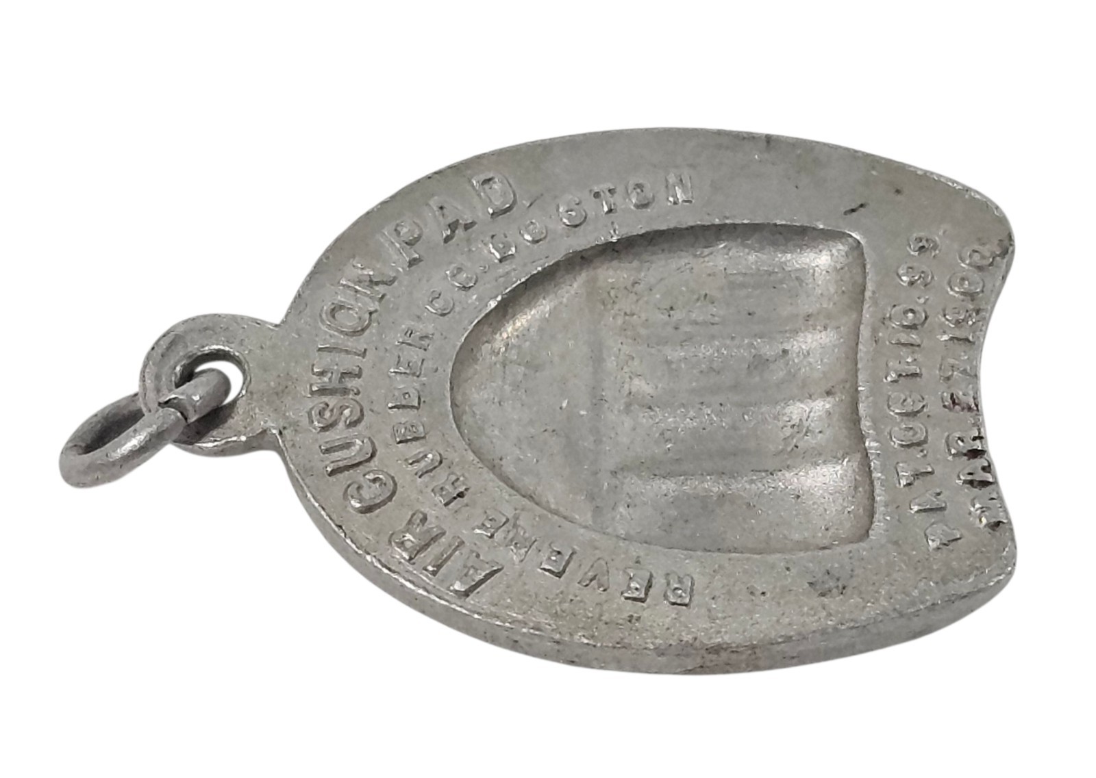 Antique 1900 Revere Rubber Co Horse Hoof Adv Charm Pendant Boston MA