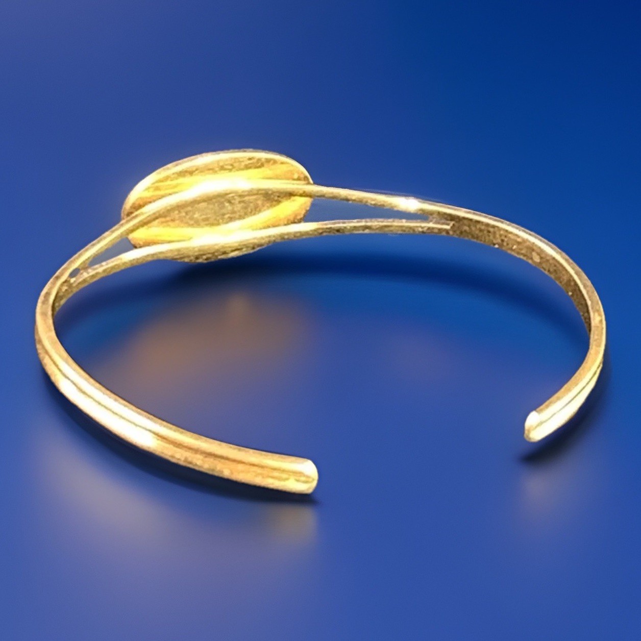 Vtg Ariki Paua Bracelet Made In New Zealand Gold Plated Beautiful Shell READ