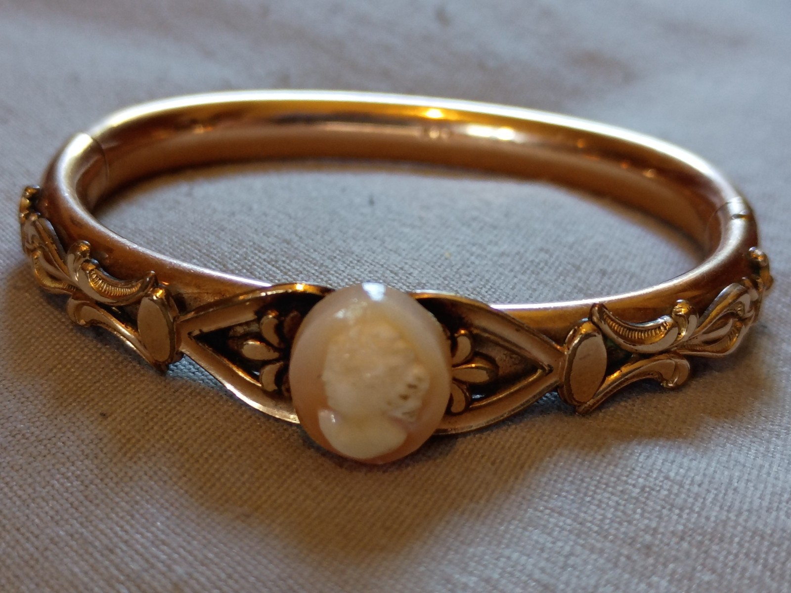 Antique Repurposed D.I.X. Gold Filled Bracelet.