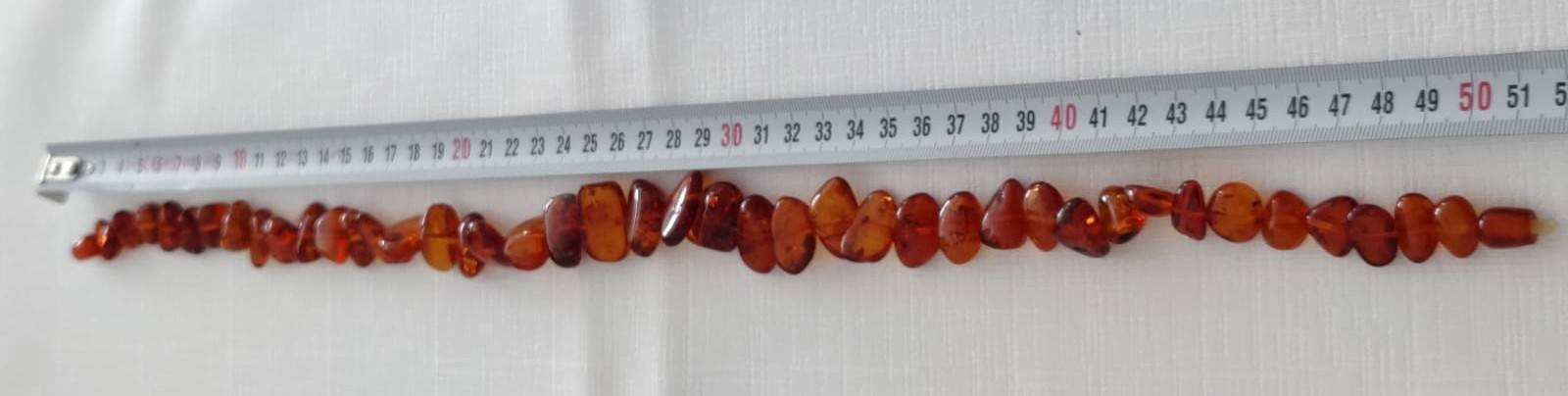 Vintage Natural Honey Baltic Amber Necklace Beads 45 gr 50 cm