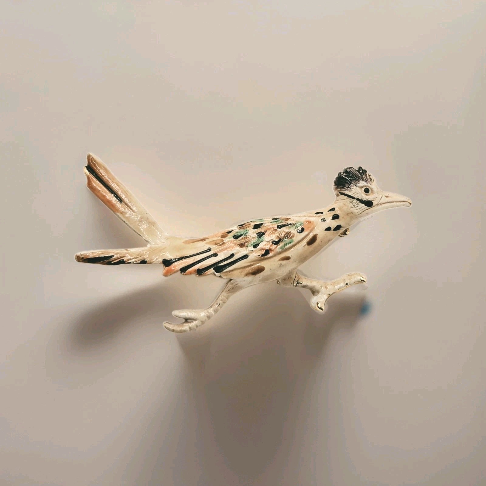 Vintage Figural Brooch Signed “Original by Robert” Roadrunner 0327
