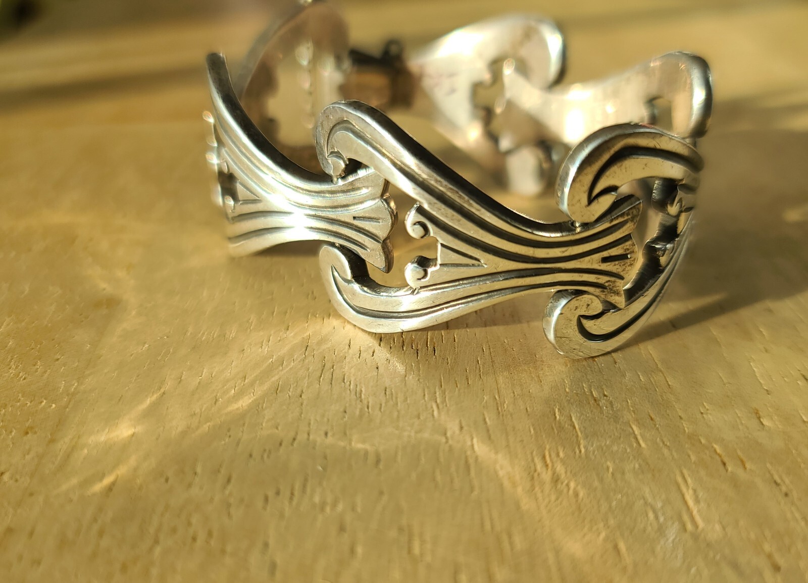 VTG Taxco MEX Sterling 925 Solid Silver 6.5″-6.75″ Chain Bracelet 76 Grams