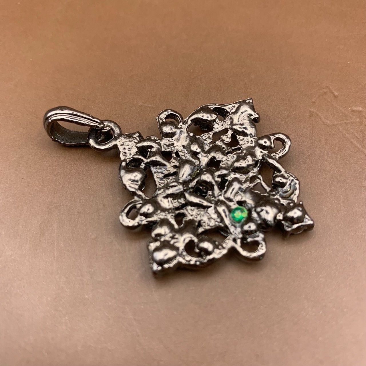 “Pendant” Soviet Era Decorative Jewelry, USSR. 39 x 52 mm/1.53 x 2.04 in, 12.3 g