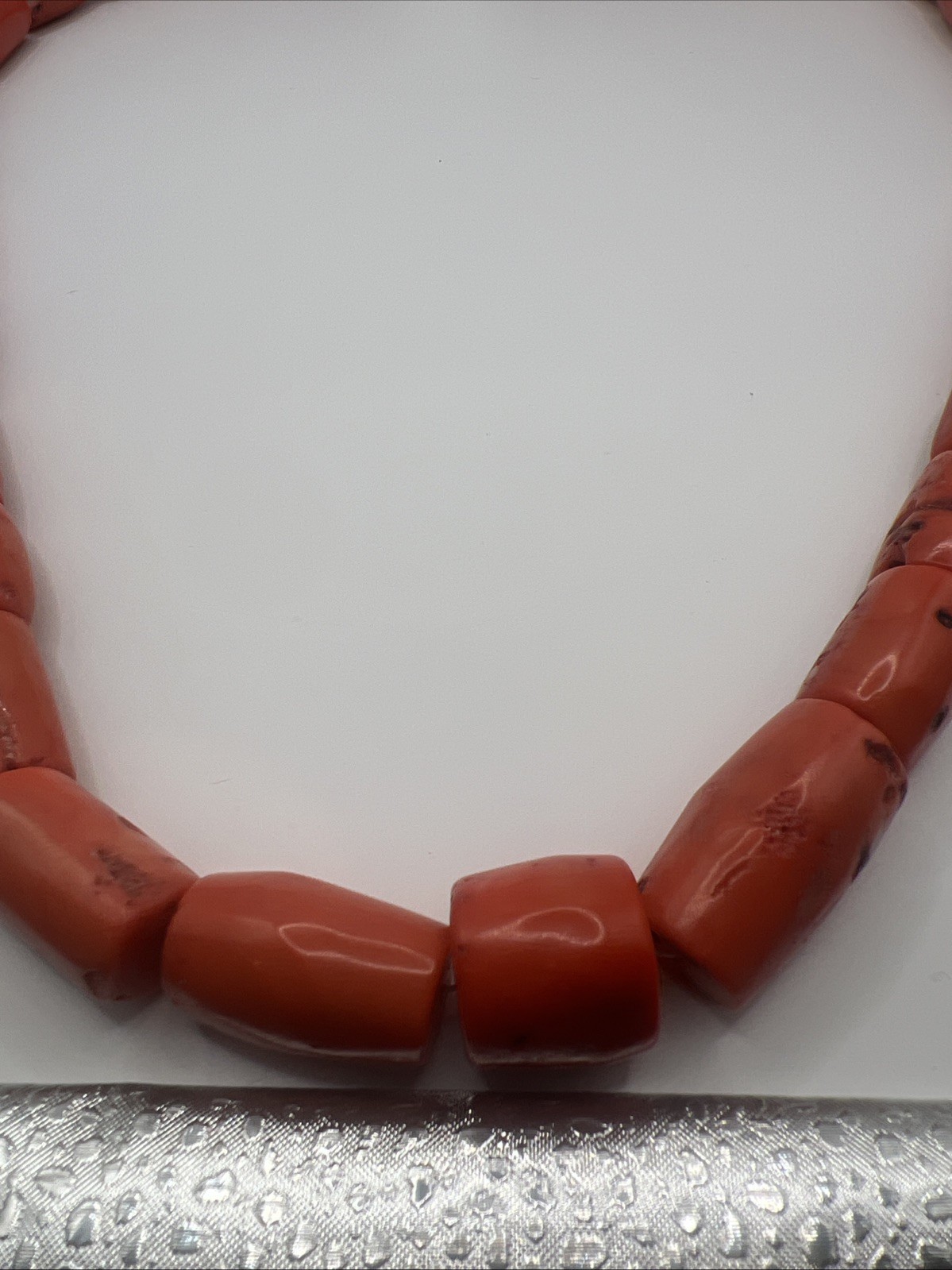 Mediterranean Red Coral Necklace,Moroccan Coral Necklace,Natural 350g
