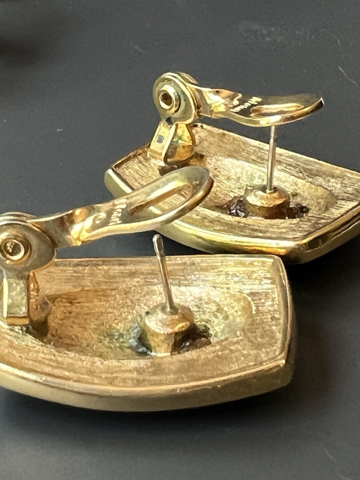 Vintage Gold Black Jewelry Lot —Damascene, Trifari, Sarah Coventry, Monet, More