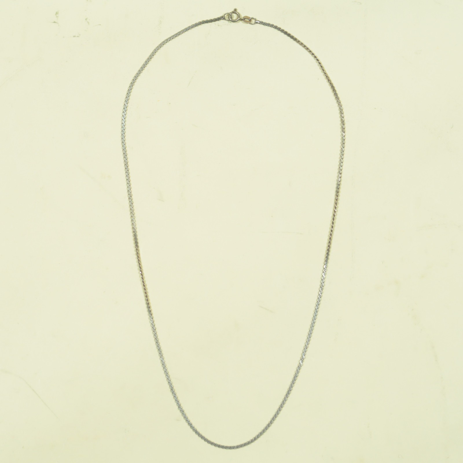 Vintage 925 Sterling Silver Linked Chain Necklace 4.97g 20″
