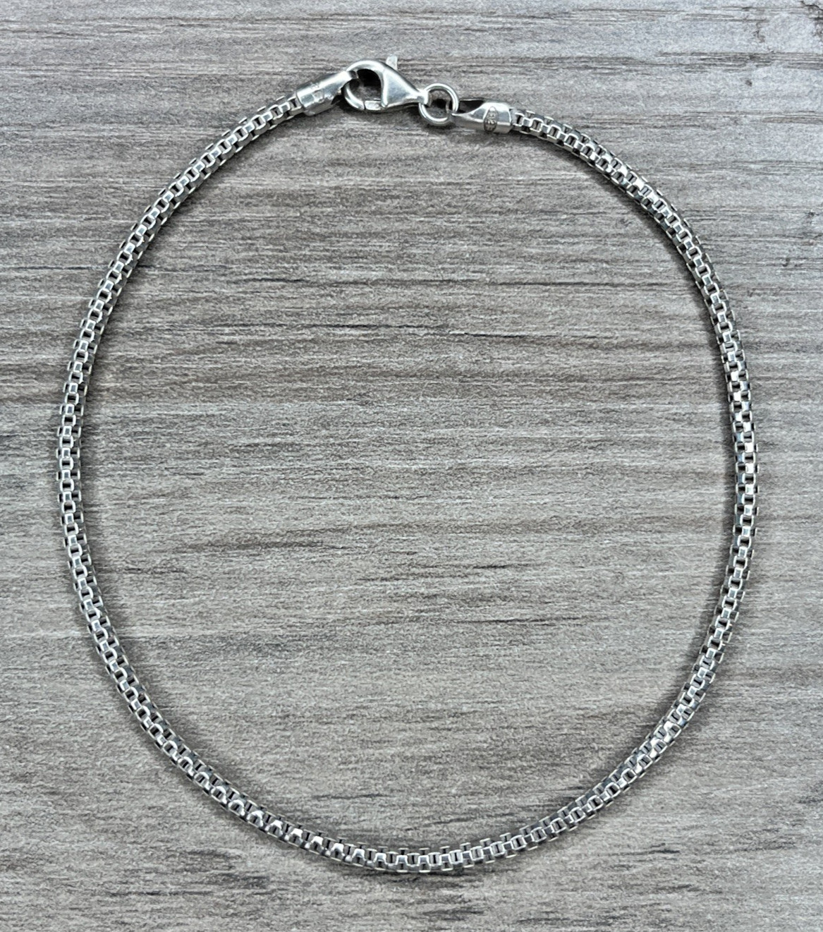 Vintage Sterling Silver 925 Italy Popcorn Style Mesh Woven Bracelet 8.5” 3g