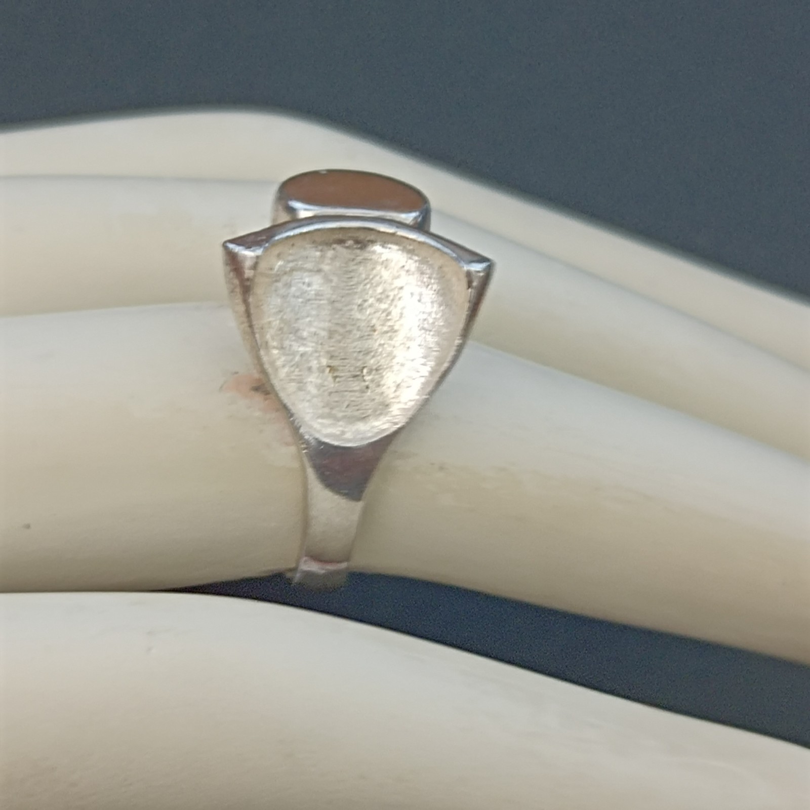 VTG Sterling Silver Ring Brutalist Modernist Sculptural Abstract Artisan OOAK 7