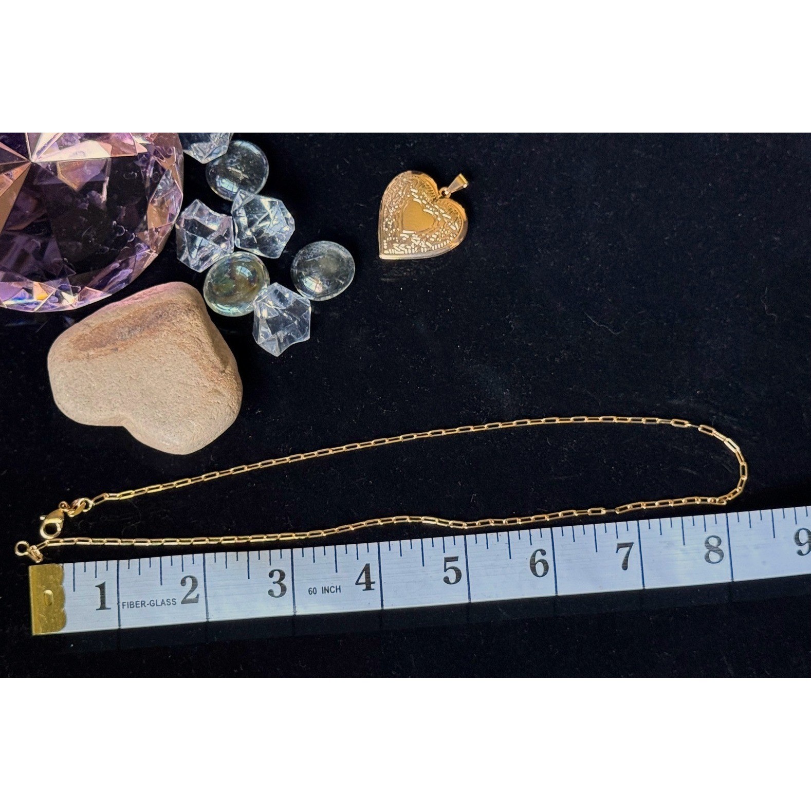 Gold Heart Locket Necklace | Classic Romantic Keepsake Pendant 18k Gold Filled