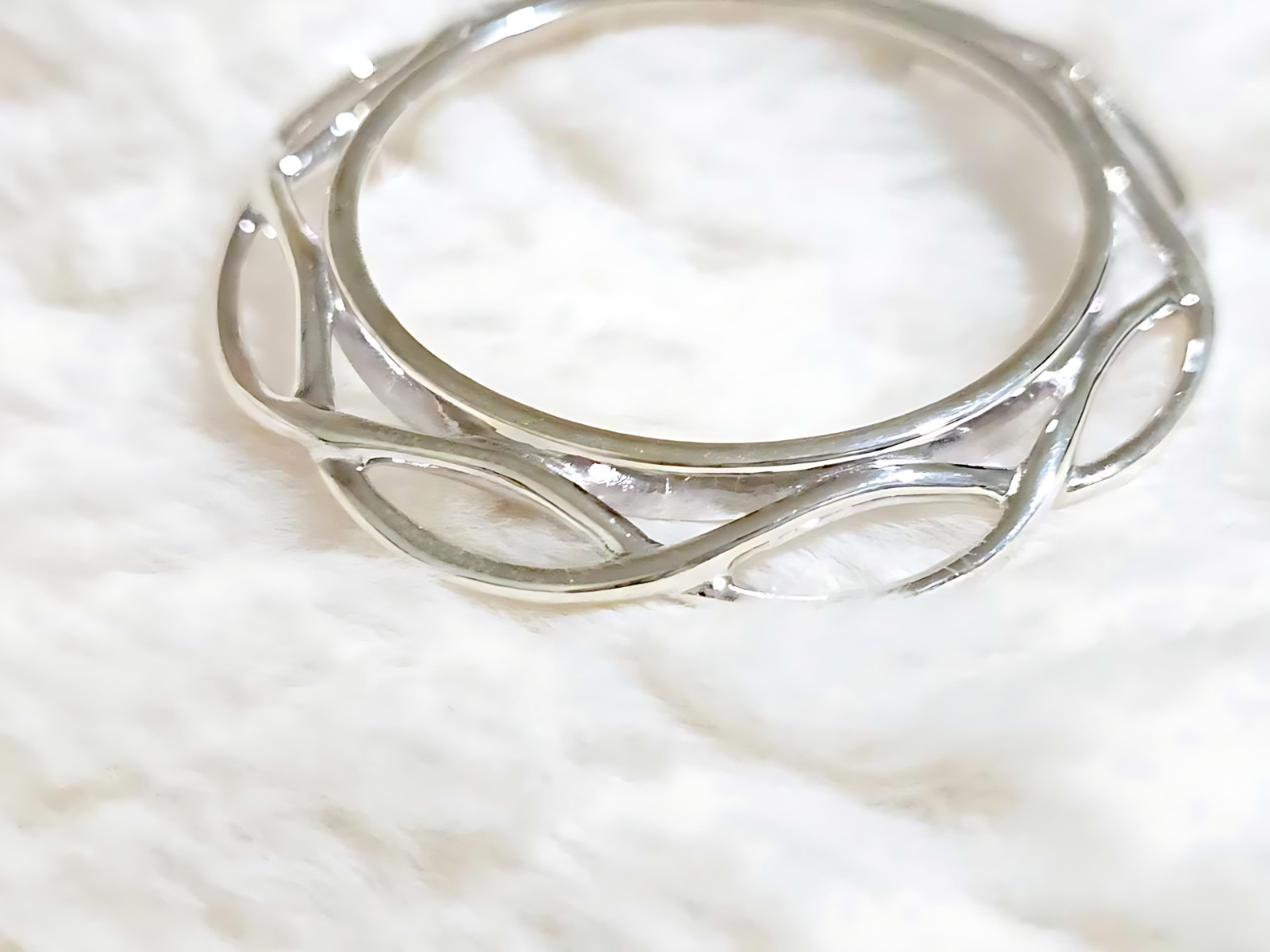 925 Sterling Silver Prong Back Braided Edge Bezel for 39mm Coins Mexican Cien