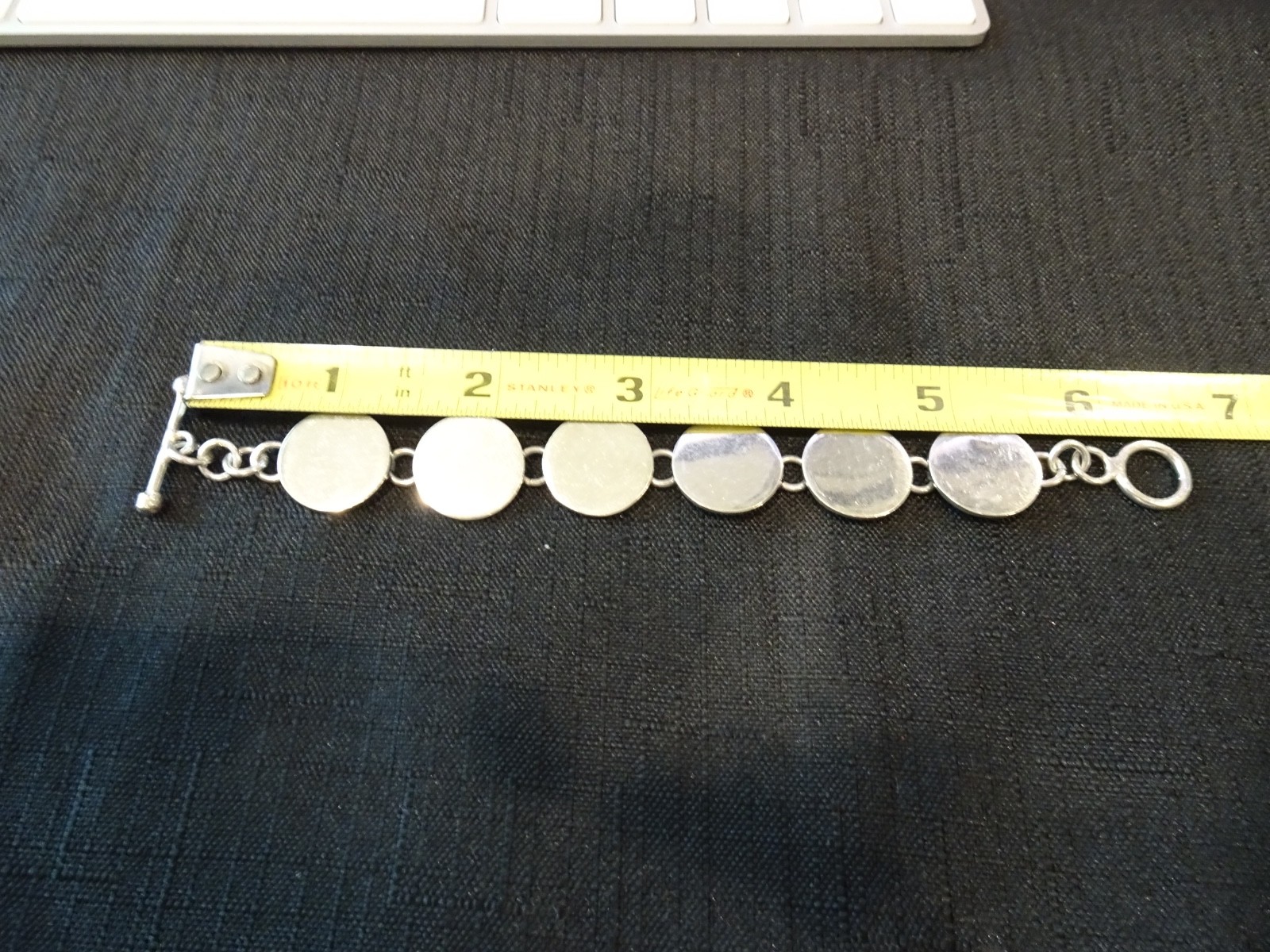 # 718-VINTAGE STERLING SILVER MEXICO BRACELET-925–VERY DIFFERENT-NICE