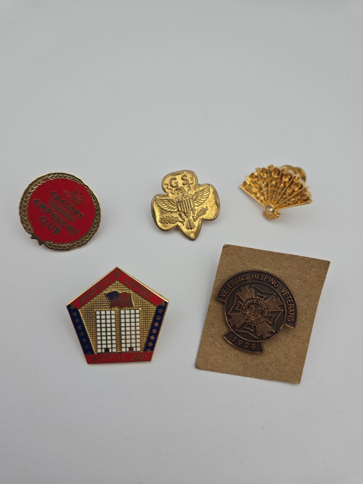 Vintage Men’s Pins Novelty Design 5 Pieces
