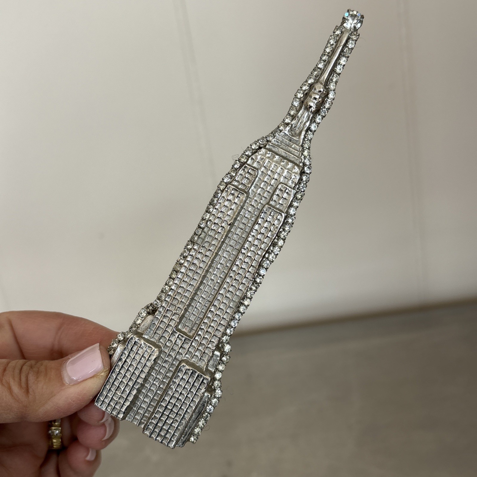 Marla Buck Empire State Building Brooch 80s Henri Bendel Statement Rare