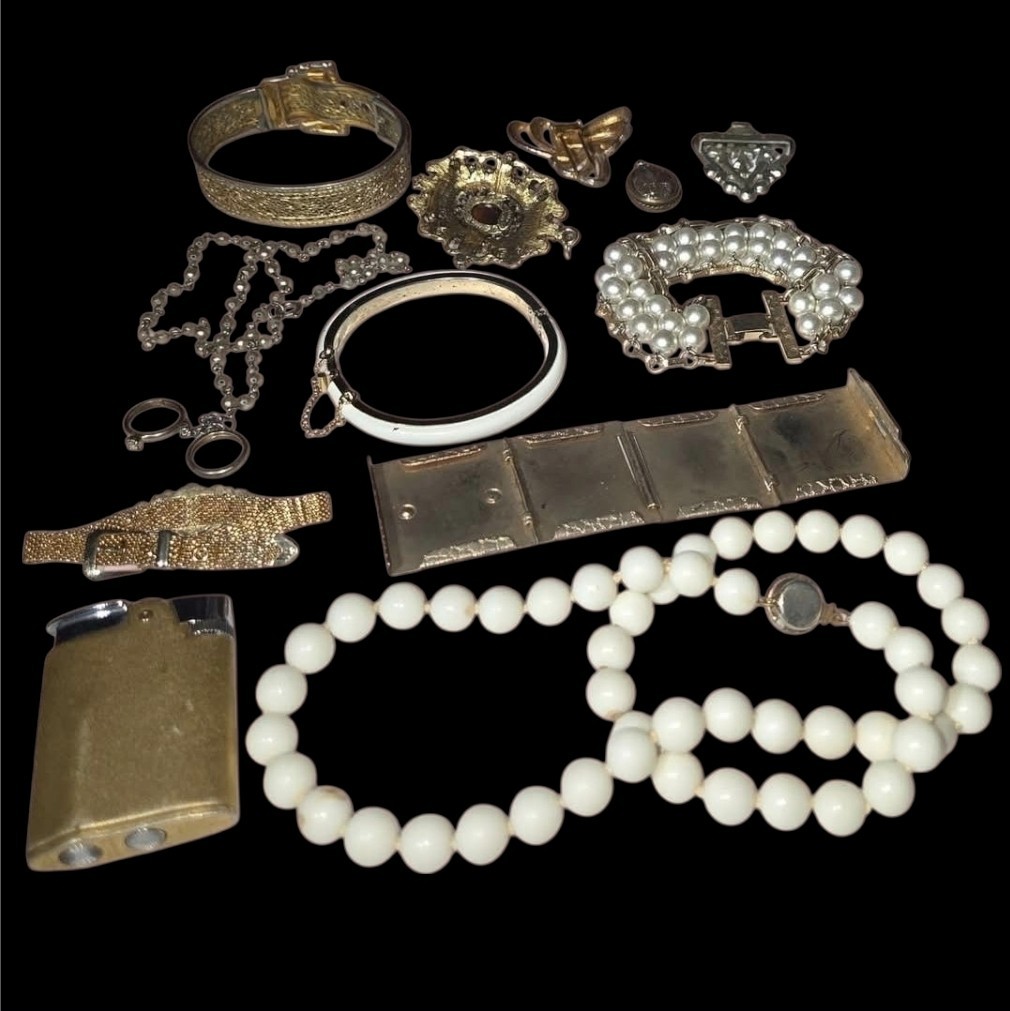 12 Pc Antique Vintage Jewelry Lot Bundle 1920s 1950s Collection Heirloom Rare!