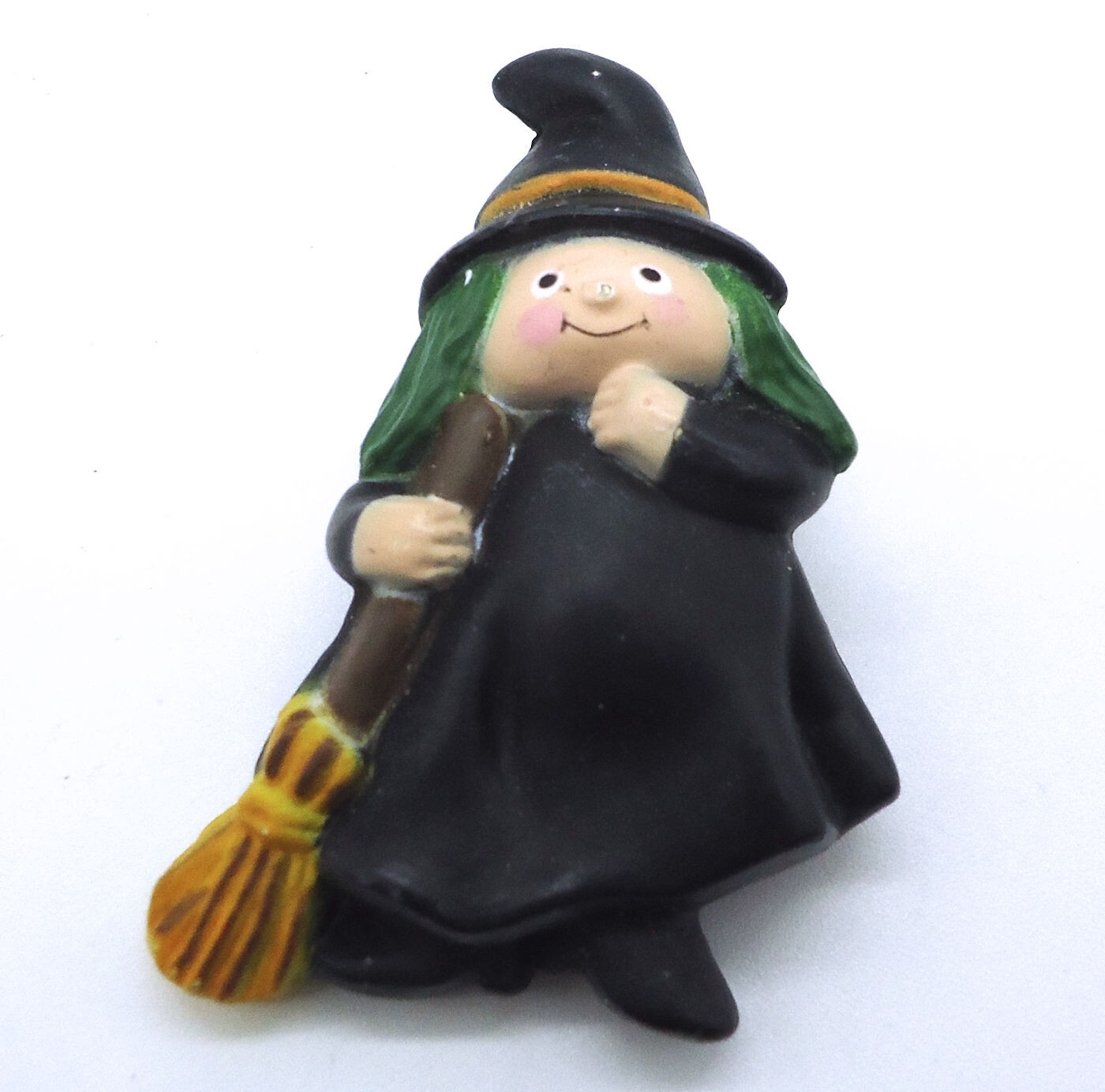Vintage Fun World Carle Place NY Witch Pin