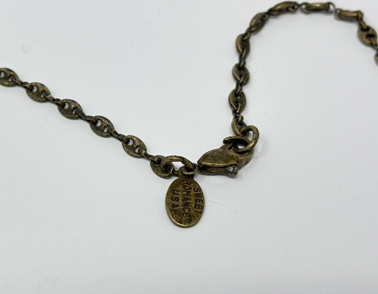 Sweet Romance Pansy Flower Necklace Choker Victorian Revival Vintage Style