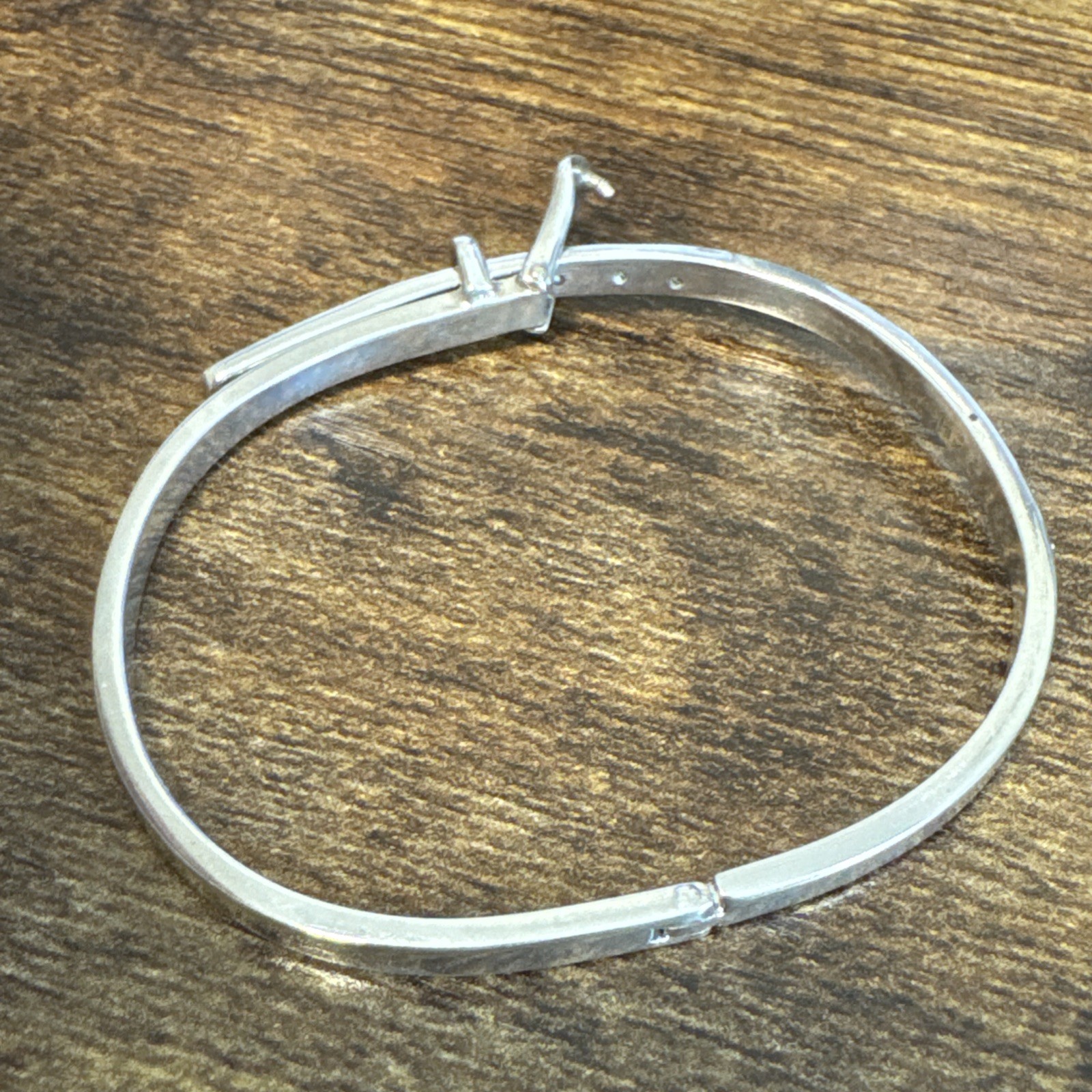 Vintage Mexico Sterling Silver 925 Belt Style Bangle Bracelet – Adjustable Size