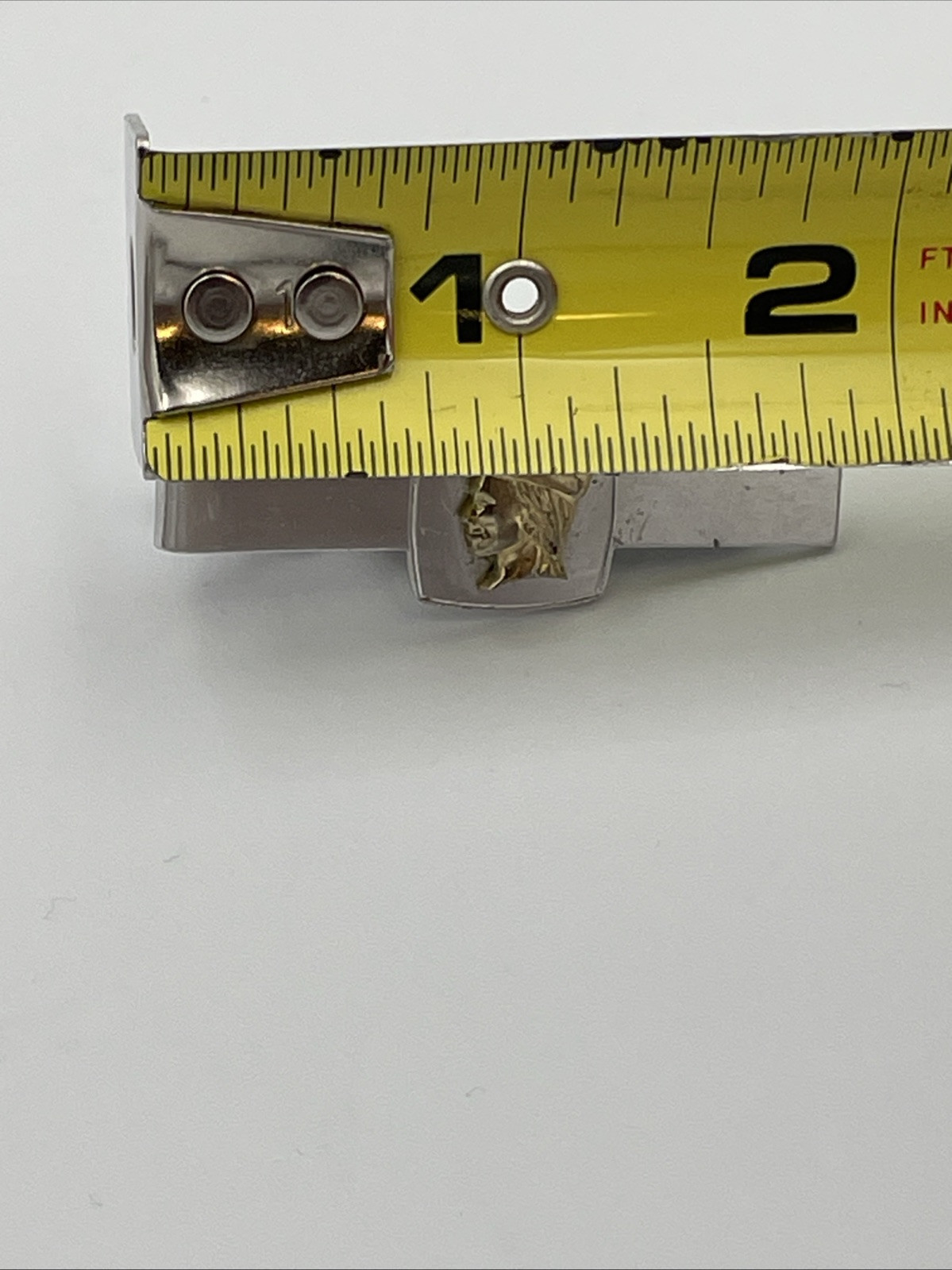 Vintage Anson Tie Clip Bar Paul Revere gold tone Colonial