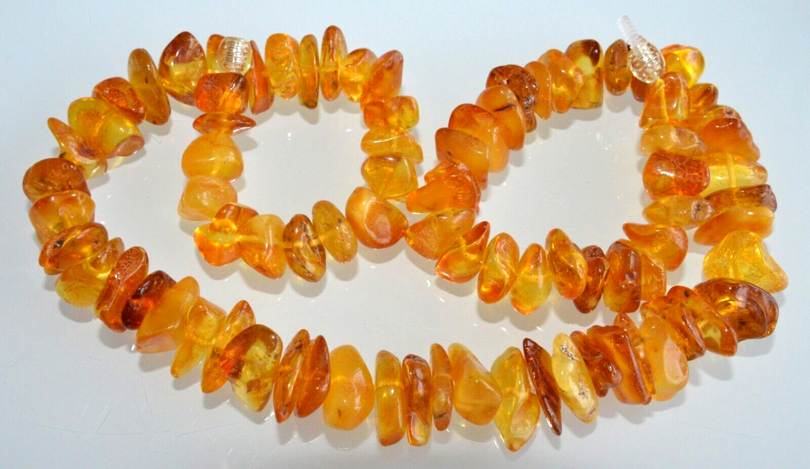 54gr RUSSIAN SOVIET BALTIC AMBER BEAD NECKLACE 琥珀 BRACELET STONE PENDANT EARRING
