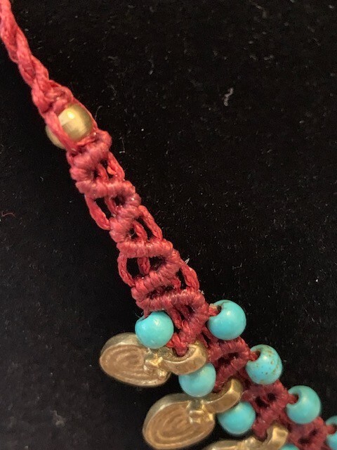 Statement Necklace Handmade Paulina Barcelona OOAK Boho Ethnic Adjustable Spain