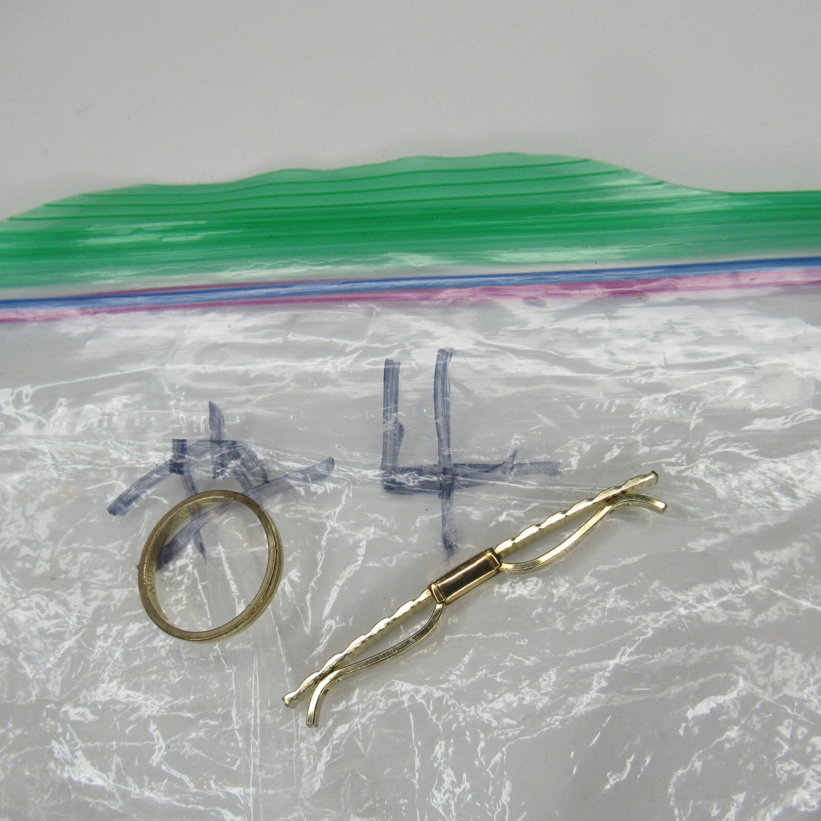 Hadley Gold Service Pin Made In USA and 10K Goldfilled Ring Set Vintage