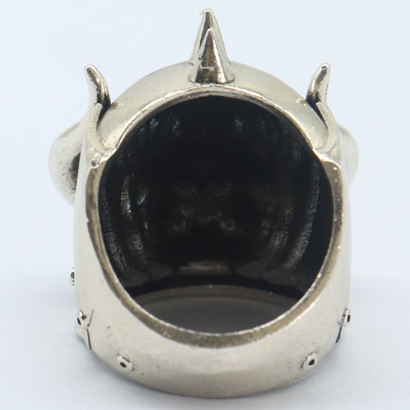 Buy 4 Get 1 Free 3D Motorhead Warpig Skull Mens Present Silver Rings