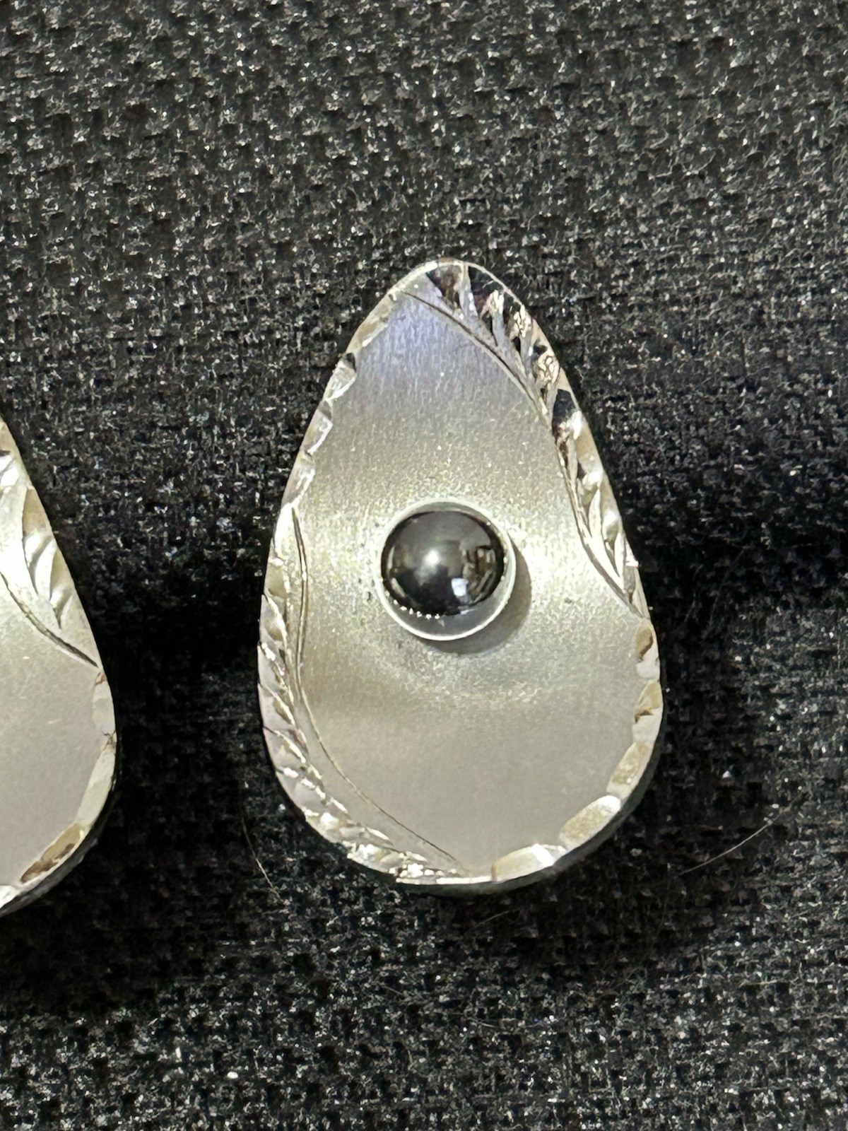 Vintage 925 Sterling Silver Classic Set Cuff Links & Tie Clip ~ Signed STERLING