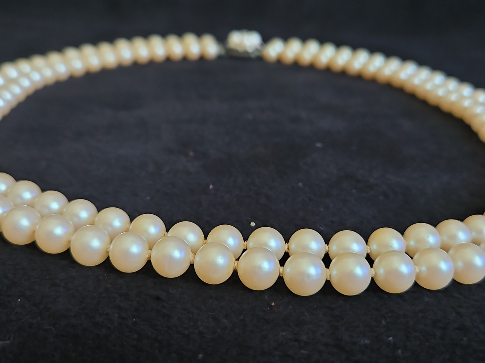 Vintage Faux Pearl Necklaces Lot-5 Pcs, 1950s-1980s, Various Lengths